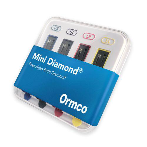 Imagem do produto 80000025 Kit Bráquete De Aço Mini Diamond Roth Slot .022 Ormco
