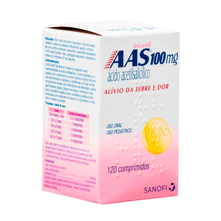 Imagem do produto Aas Infantil 100Mg 120 Comprimidos