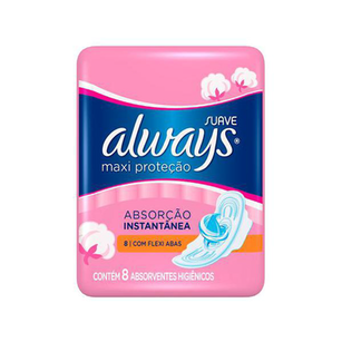 Imagem do produto Absorvente Always - Pink C/Abas 8Un