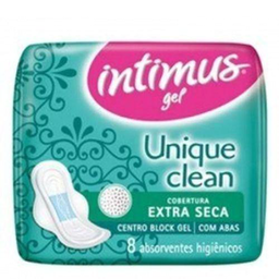 Imagem do produto Absorvente Intimus - Gel Unique Clean Seca C/8Un