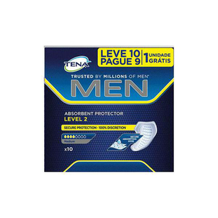 Imagem do produto Absorvente Masculino Para Incontinência Urinária Tena Men Leve Com 9 Unidades 9 Unidades