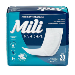 Imagem do produto Absorvente Mili Vita Care Com 20 Multiuso