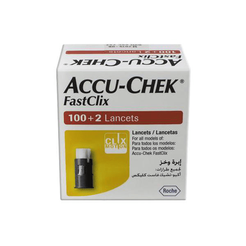 Lanceta Accu-Chek FastClix Com 100 + 2 Unidades