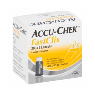 Lanceta Accu-Chek FastClix Com 200 + 4 Unidades