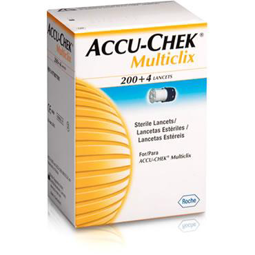 Imagem do produto Accuchek - Multiclix C 200 Lancetas E 4 Lancetas