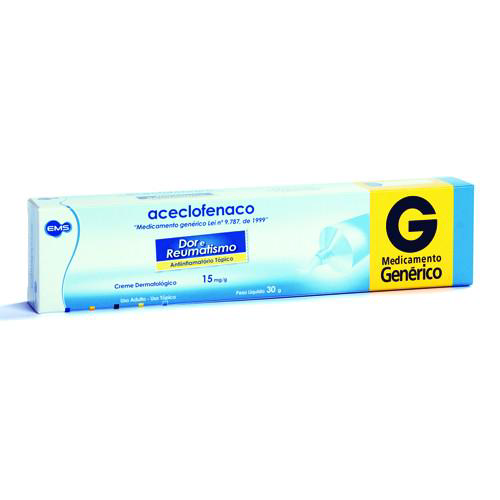 Imagem do produto Aceclofenaco - Creme 30G Ems Genérico