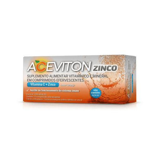 Aceviton Zinco Com 10 Comprimidos Efervescentes