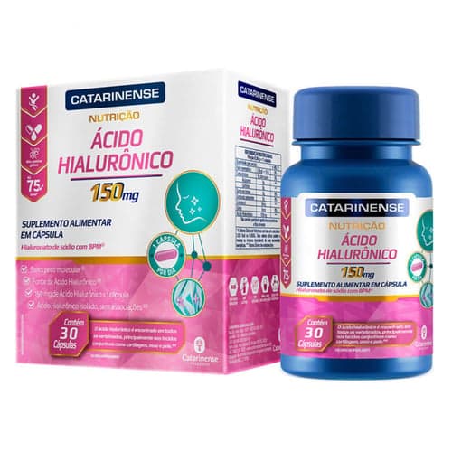 Imagem do produto Ácido Hialurônico Catarinense 150Mg Com 30 Cápsulas
