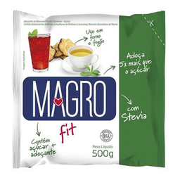 Acucar Magro Light Com Stevia Refil 500G