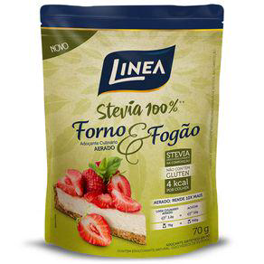 Imagem do produto Adoçante Linea Stevia 100% Culinário Forno E Fogão 70G