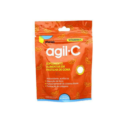 Imagem do produto Agil C 45 Mg 25 Past Goma Vitamina Pharlab Sim