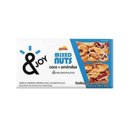 Imagem do produto Agtal Barra De Mixed Nuts, Coco 30G Agtal