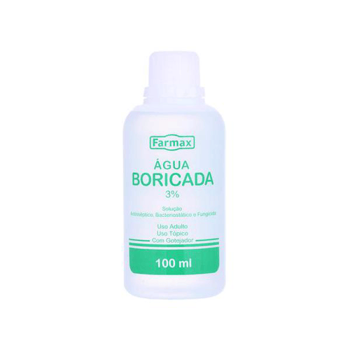 Imagem do produto Agua Boricada 3% 100 Ml Farmax - Boricada 100Ml