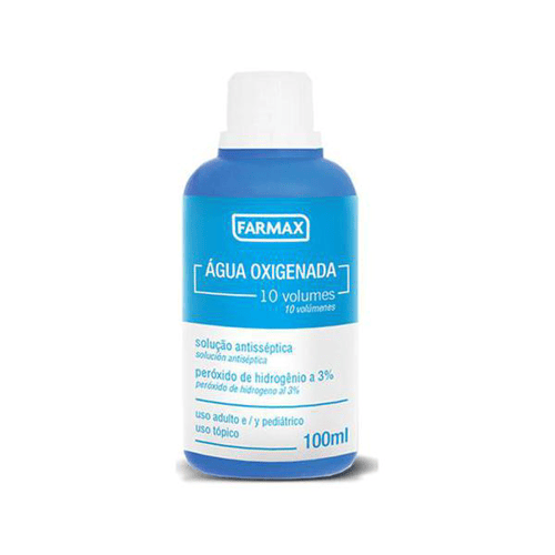 Imagem do produto Água Oxigenada Líquida Farmax 10 Volumes Com 100Ml