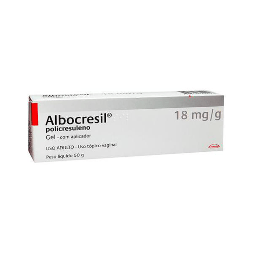 Albocresil 18Mg/G Gel Com 50G 50G Gel