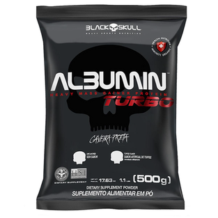 Imagem do produto Albumin Turbo Refil Albumina 500G Black Skull