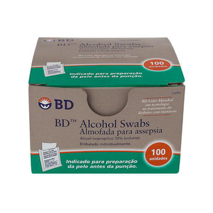 Imagem do produto Alcool Swabs Bd C 100