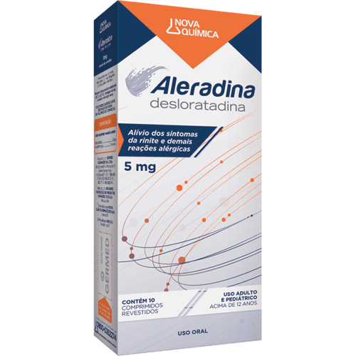 Imagem do produto Aleradina - 5Mg C 10 Comprimidos