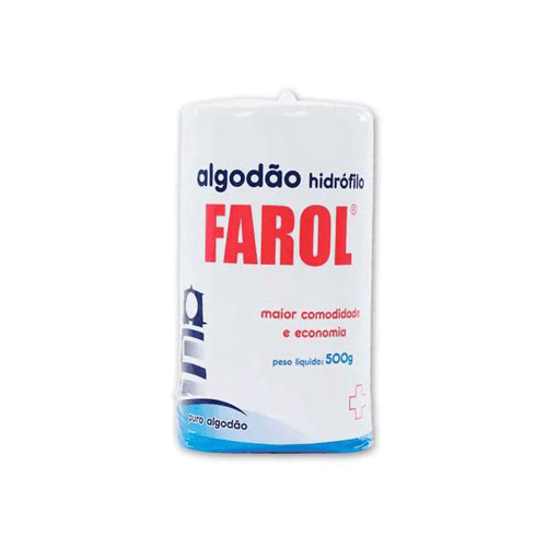 Imagem do produto Algodão - Farol Hidrofilo - 500 Gramas