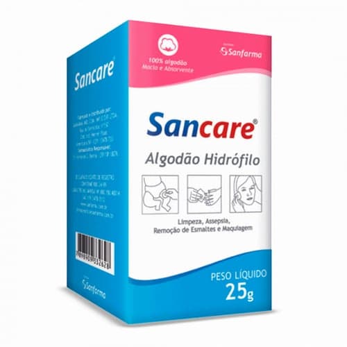 Imagem do produto Algodao Hidrofilo 25G Sancare