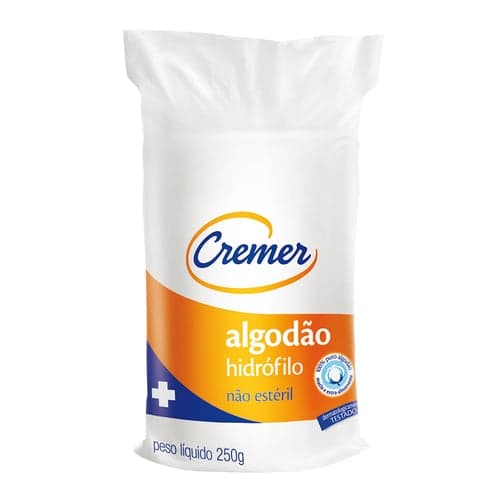 Algodao - Hidrofilo Cremer Embalagem Com 250 Gramas
