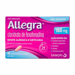 Allegra - 180Mg 10 Comprimidos