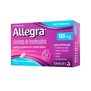 Imagem do produto Allegra 180Mg Com 30 Comprimidos