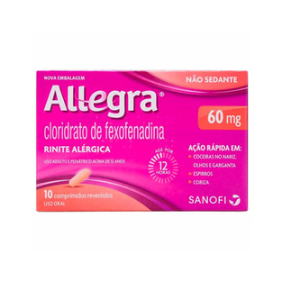 Imagem do produto Allegra - 60Mg 10 Comprimidos