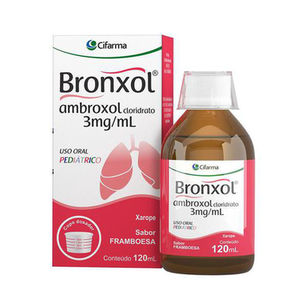 Imagem do produto Ambroxol - Bronxol Xarope Pediátrico Sabor Framboesa Com 120 Ml