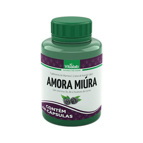 Imagem do produto Suplemento Vitamina C Vitalab Amora Miúra Com 60 Cápsulas 60 Cápsulas