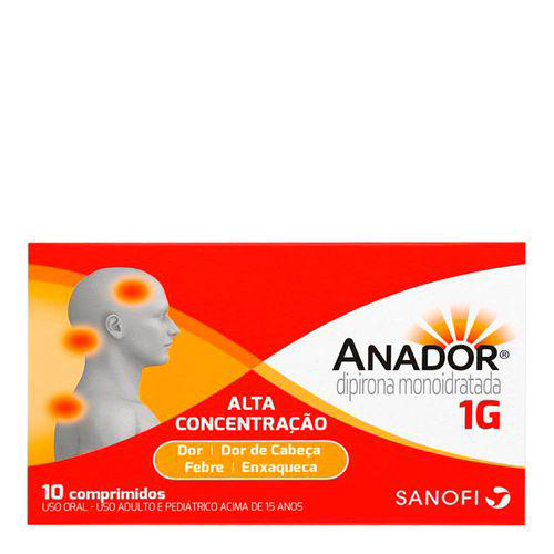 Imagem do produto Anador 1G 10 Comprimidos