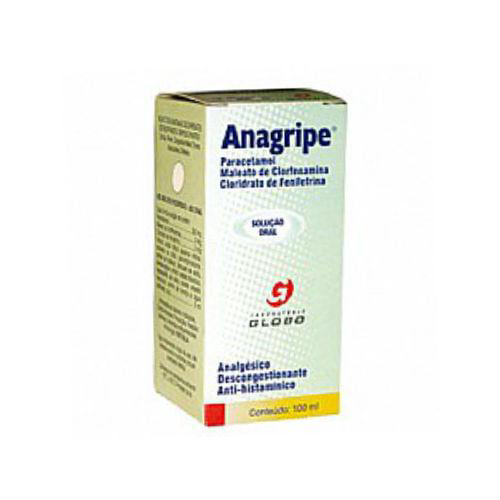 Imagem do produto Anagripe - 200 Mg + 3 Mg + 3 Mg/5Ml Solução De Uso Oral Frasco 100 Ml
