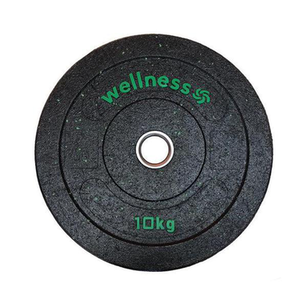 Imagem do produto Anilha Olímpica Borracha New Bumper Plate 10Kg Verde Wellness Wk007