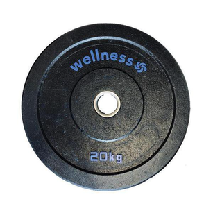 Imagem do produto Anilha Olímpica Borracha New Bumper Plate 20Kg Azul Wellness Wk009