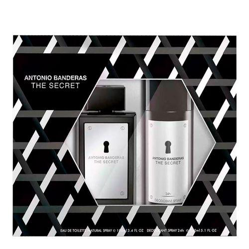 Imagem do produto Antonio Banderas Kit Secret Anual Masculino Eau De Toilette 100Ml + Desodorante Spray 150Ml