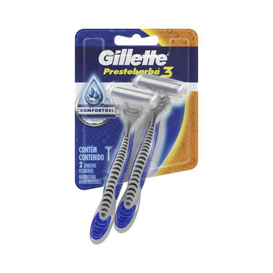 Imagem do produto Aparelho De Barbear Descartável Gillette Prestobarba3 2 Unidades