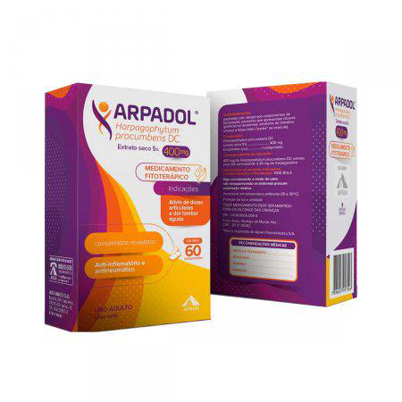Imagem do produto Arpadol 400Mg 60 Comprimidos Revestidos