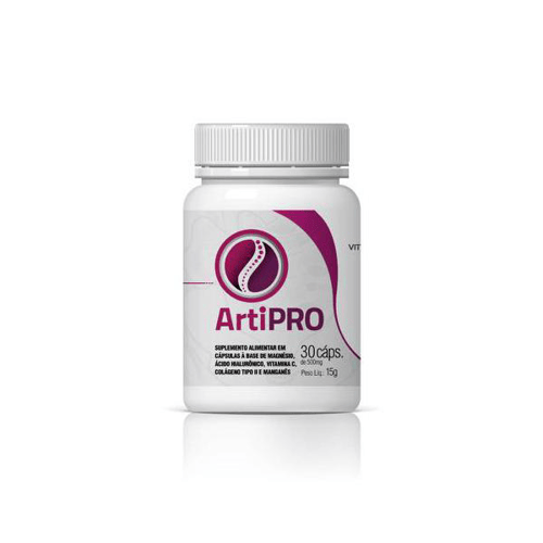 Imagem do produto Artipro 60 Caps Suplemento De Colágeno Tipo Ii E Ácido Hialurônico Vitaminas.com.vc