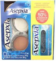 Imagem do produto Asepxia Maquiagem Po Natural + Sabonete Asepxia Forte 85G