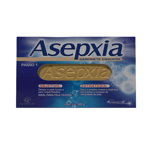 Asepxia - Sabonete Enxofre 100Gr
