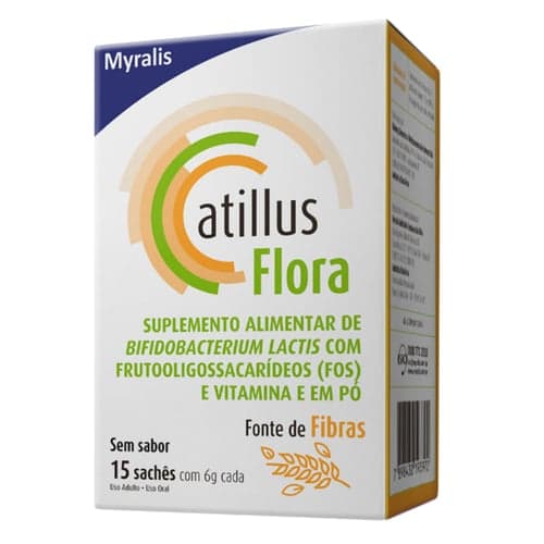 Imagem do produto Atillus Flora Fibras Em Pó Com 15 Sachês De 6G Cada
