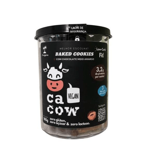 Imagem do produto Baked Cookies Cacow Chocolate Meio Amargo 160G
