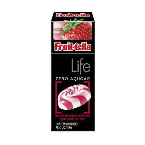 Imagem do produto Bala Fruittela Life Strawberry 18,9G