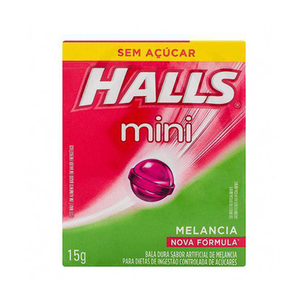 Bala Halls Mini Melancia 15G