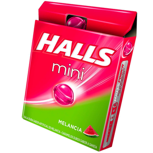 Imagem do produto Bala Halls Mini Sabor Melancia Sem Açúcar Com 15G 15G