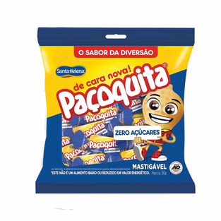 Imagem do produto Bala Mastigável Paçoquita Zero Açúcar Com 50G
