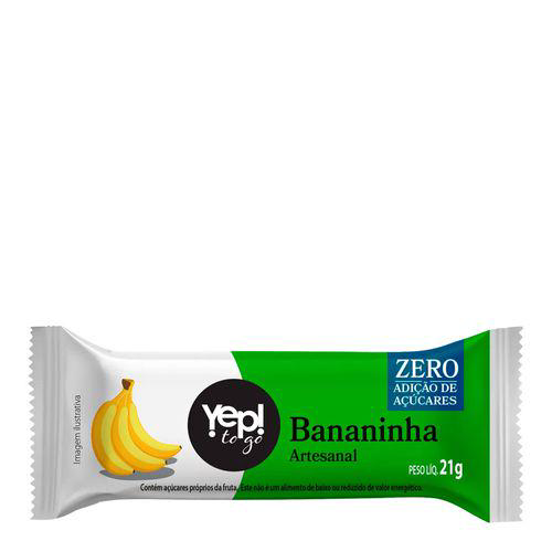 Imagem do produto Bananinha Artesanal Yep To Go Zero Açúcar 21G