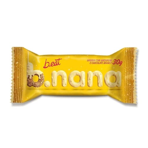 Imagem do produto Bananinha B.nana Amendoim Chocolate Branco Zero Acucar 35G