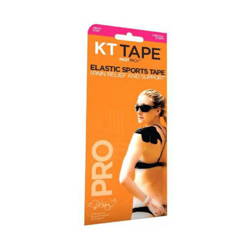 Imagem do produto Bandagem Kt Tape Pro Com 3 Tiras Pre Cortadas Rosa