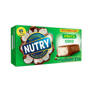Imagem do produto Barra Cereal Nutry Frut 20G Coco Cho C 3 Nutrimentol